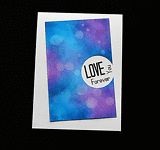Love You Forever - Handcrafted Anniversary or Valentines Card - dr19-0023 